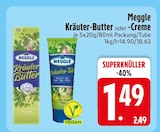 Butter im EDEKA Prospekt Kräuter-Butter von Meggle im aktuellen EDEKA Prospekt für 1,49 €