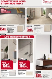 Promos Carrelage Mural dans le catalogue "POUR BIEN RÉNOVER COMPTEZ SUR NOUS…" de Gedimat Carrelage Mural en promo dans le catalogue Gedimat à la page 7
