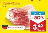 Hintereisbein / Hinterhaxe im Angebot bei Netto Marken-Discount in Wermelskirchen Hintereisbein / Hinterhaxe Angebote bei Netto Marken-Discount Wermelskirchen für 3,49 €
