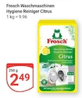 Aktuelle Waschmaschine Angebote bei GLOBUS in Weimar Aktuelles Waschmaschinen Hygiene Reiniger Citrus Angebot bei GLOBUS in Weimar ab 2,49 €