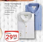 Aktuelles Herren-Trachtenhemd Weiß Angebot bei GLOBUS in Erfurt ab 29,99 €