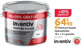 Peinture façade hydropliolite 10 l + 2 l gratuits - INVENTIV en promo chez Mr.Bricolage Saintes à 64,90 €