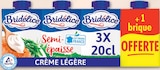 Crème UHT semi-épaisse légère - BRIDÉLICE à 2,55 € dans le catalogue Netto