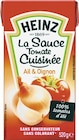 La sauce Tomate Cuisinée ail & oignon - HEINZ dans le catalogue Géant Casino