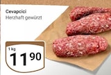 Aktuelle Hackfleisch Angebote bei GLOBUS in Duisburg Aktuelles Cevapcici Angebot bei GLOBUS in Duisburg ab 11,90 €