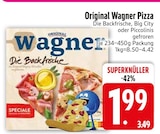 Original Wagner Pizza Die Backfrische, Big City oder Piccolinis von Wagner im aktuellen EDEKA Prospekt für 1,99 €