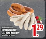 Knacker im EDEKA Prospekt Südbayerische Rostbratwurst im aktuellen EDEKA Prospekt für 1,29 €