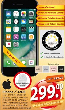 Apple iPhone 7* 32GB bei famila Nordost in Langenhagen Apple iPhone 7* 32GB im Angebot bei famila Nordost Langenhagen für 299,00 €
