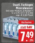 EDEKA - Mineralwasser Still Angebot im Prospekt Mineralwasser Still bei EDEKA im Prospekt "" für 7,49 €