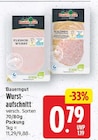 Wurstaufschnitt von BauernGut für 0,79 € bei E center im Angebot Wurstaufschnitt von BauernGut im aktuellen E center Prospekt