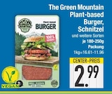 Plant-based Burger, Schnitzel im EDEKA Prospekt Plant-based Burger, Schnitzel von The Green Mountain im aktuellen EDEKA Prospekt für 2,99 €