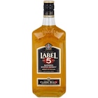 Blended Scotch Whisky - LABEL 5 en promo chez Carrefour Douai à 13,65 €