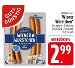 Delikatess Wiener Würstchen von Gut & Günstig im aktuellen EDEKA Prospekt für 2,99 €