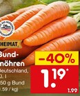 Aktuelles Bundmöhren Angebot bei Netto Marken-Discount in Wuppertal ab 1,19 €