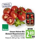 Unsere Heimat Bio Rispentomaten bei E center im Horb Prospekt für 2,49 €