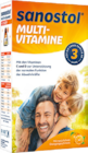 Multivitamin Saft von Sanostol im aktuellen budni Prospekt