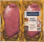 MAGRET DE CANARD CRU - MAISON MONTFORT en promo chez Supermarchés Match Maubeuge à 17,99 €