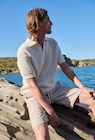 Pull sans manches col polo en maille fantaisie en promo chez Monoprix Margaret Pull sans manches col polo en maille fantaisie dans le catalogue Monoprix Margaret