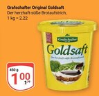 Original Goldsaft Angebote von Grafschafter bei GLOBUS Oberhausen für 1,00 €