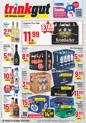 Aktueller Trinkgut Getränkemarkt Prospekt in Liebenburg und Umgebung, "Aktuelle Angebote" mit 6 Seiten, 14.07.2025 - 19.07.2025