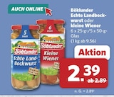 Echte Landbockwurst Angebote von Böklunder bei combi Ibbenbüren für 2,39 €