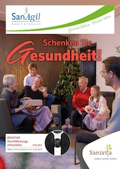 Aktueller SanAgil Sanitätshaus Prospekt mit Massagegerät, "Schenken Sie Gesundheit!", Seite 1