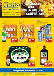 Netto Marken-Discount Prospekt für Mannheim: "DER ORT, AN DEM DU IMMER AUSGEZEICHNETE PREISE FINDEST.", 4 Seiten, 30.12.2024 - 04.01.2025