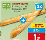 Weizenbaguette im Angebot bei Netto Marken-Discount in Duisburg Weizenbaguette Angebote bei Netto Marken-Discount Duisburg für 1,00 €