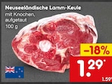 Neuseeländische Lamm-Keule im Angebot bei Netto Marken-Discount in Nordhausen Neuseeländische Lamm-Keule Angebote bei Netto Marken-Discount Nordhausen für 1,29 €