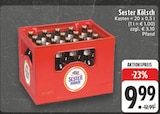 Sester Kölsch Angebote von Sester Kölsch bei EDEKA Hennef für 9,99 €