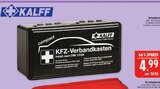 KFZ-Verbandkasten im Angebot bei Marktkauf in Altenburg KFZ-Verbandkasten Angebote von KALFF bei Marktkauf Altenburg für 4,99 €
