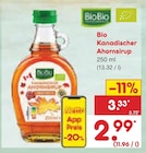 Bio Kanadischer Ahornsirup von BioBio im aktuellen Netto Marken-Discount Prospekt für 2,99 €