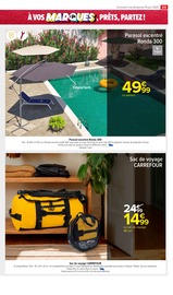 Promos Sac De Voyage dans le catalogue "LE MOIS À VOS MARQUES, PRÊTS, PARTEZ !" de Carrefour Market à la page 71