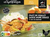 Filet de poulet sauce aigre douce et son riz basmati - MADERN - Intermarché Hyper Filet de poulet sauce aigre douce et son riz basmati - MADERN à 3,74 € dans le catalogue Intermarché Hyper