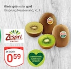 Kiwis grün Angebote von Zespri bei GLOBUS Krefeld für 0,59 €