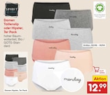 Damen Taillenslip oder Hipster, 7er Pack Angebote von Spirit of Monday bei Netto Marken-Discount Emden für 12,99 €
