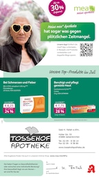 mea - meine apotheke Prospekt für Gelsenkirchen mit 4 Seiten mea - meine apotheke Prospekt für Gelsenkirchen: "Unsere Juli-Angebote", 4 Seiten, 01.07.2025 - 31.07.2025