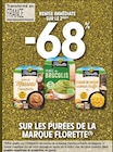 Promo - 68% Remise immédiate sur le 2ème sur les purées de la marque Florette à  dans le catalogue Intermarché Super à Bezannes
