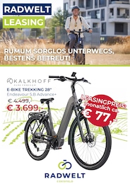Radwelt Coesfeld Prospekt für Essen mit 1 Seite Radwelt Coesfeld Prospekt für Essen: "RUMUM SORGLOS UNTERWEGS, BESTENS BETREUT!", 1 Seite, 05.09.2025 - 18.09.2025