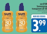 Sonnenspray transparent LSF 30 im EDEKA Prospekt zum Preis von 3,99 €
