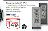Temperaturstation WS 9768 Angebot in Burg Temperaturstation WS 9768 im aktuellen Prospekt bei GLOBUS in Burg