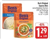 EDEKA Bindlach - Express Reis Angebot im Prospekt Express Reis bei EDEKA im Bindlach Prospekt für 1,29 €