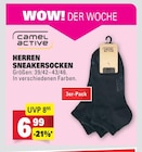 Herren Sneakersocken Angebote von Camel Active bei Marktkauf Fellbach für 6,99 €