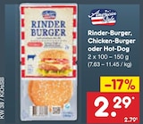 Rinder-Burger, Chicken-Burger oder Hot-Dog im Netto Marken-Discount Prospekt Rinder-Burger, Chicken-Burger oder Hot-Dog von American Style im aktuellen Netto Marken-Discount Prospekt für 2,29 €