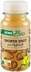 Ingwer Shot mit Apfelsaft im Angebot bei REWE in Leipzig Ingwer Shot mit Apfelsaft Angebote von REWE Bio bei REWE Leipzig für 0,99 €
