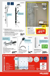 Duschvorhang im Hellweg Prospekt in Gelsenkirchen Aktueller Hellweg Prospekt mit Duschvorhang, "Die Profi-Baumärkte", Seite 7