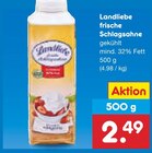 Aktuelles frische Schlagsahne Angebot bei Netto Marken-Discount in Ulm ab 2,49 €