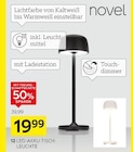 LED-Akku-Tischleuchte im XXXLutz Möbelhäuser Prospekt LED-Akku-Tischleuchte von Novel im aktuellen XXXLutz Möbelhäuser Prospekt für 19,99 €