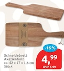 Schneidebrett Akazienholz im aktuellen budni Prospekt