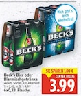 Bier von Beck’s für 3,99 € bei E center im Angebot Bier von Beck’s im aktuellen E center Prospekt